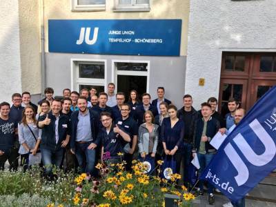 Haustrwahlkampf mit der JU Berlin