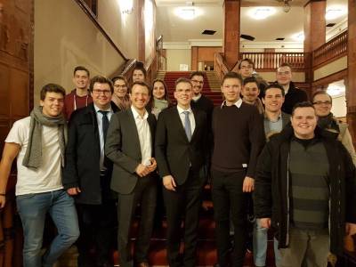 Die JU-TS beim Kreisparteitag der CDU Tempelhof-Schneberg