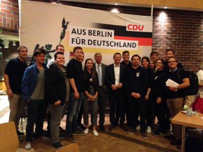 Wahlkampfschlussspurt mit Wolfgang Bosbach in Lichtenrade