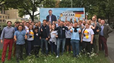Haustrwahlkampf mit der Jungen Union Baden-Wrttemberg