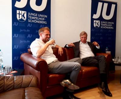 Ein sichtbar gut gelaunter Danny Freymark