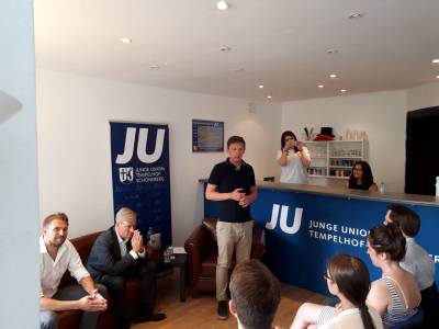 Begrung der Gste durch den Kreisvorsitzenden Christopher Lawniczak