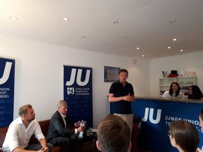 Begrung der Gste durch den Kreisvorsitzenden Christopher Lawniczak